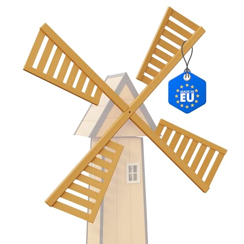 Flügel aus Holz für Windmühle, imprägniert, 1,20 m Spannweite von Deko-Shop-Hannusch