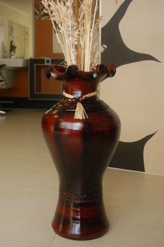 Sehr edle große Vase/Bodenvase, echte Handarbeit von Deko-Shop-Hannusch