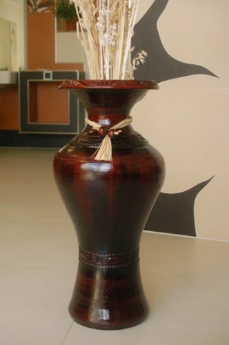 Sehr edle große Vase/Bodenvase, echte Handarbeit von Deko-Shop-Hannusch