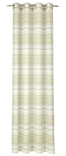 Neutex for you! 1 Oesenschal, Stoff, wollweiß-Taupe-grün, 245 x 140 x 0.1 cm Neutex for you! 1 Oesenschal, Stoff, wollweiß-Taupe-grün, 245 x 140 x 0.1 cm von Deko Trends