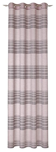 Deko Trends Ösenschal, Polyester, Altrosa, 245 x 140 cm von Deko Trends