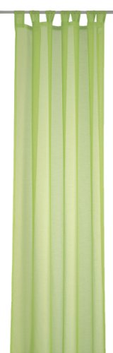 Neutex for you! Deko Trends Kos 8952 01 640 Schlaufenschal mit 7 Schlaufen - inklusive Universalband, grün von Neutex for you!
