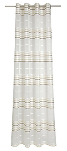 Neutex for you! Ösenschal, Stoff, wollweiß-Creme-Taupe, 245x144x245 cm Neutex for you! Ösenschal, Stoff, wollweiß-Creme-Taupe, 245x144x245 cm von Neutex for you!