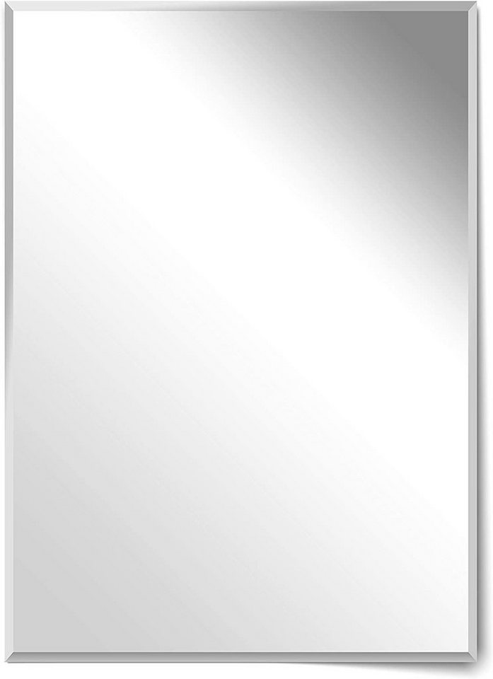 Deko-Werk 24 Wandspiegel Rahmenloser Facettenspiegel mit Facettenschliff Glas mehrere Größen, Mirror Spiegel ungerahmt, Facettenspiegel von Deko-Werk 24