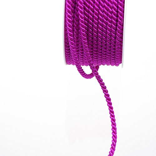 Deko und Band Acetatkordel pink - 4 mm Breite auf 25 m Rolle - 211004 15-R 004 von Deko und Band