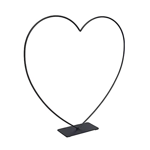Deko und Band Metallherz Dekoherz 30 cm mit Fuß in schwarz Deko und Band Metallherz Dekoherz 30 cm mit Fuß in schwarz von Deko und Band