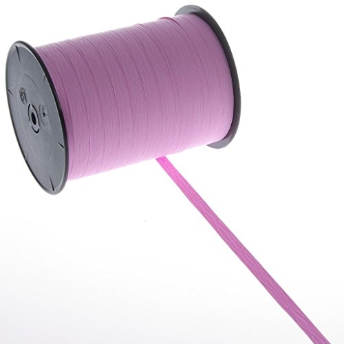 Deko und Band Wetterfestes Polyband mit Holzmaserung - rosa - 7 mm - 250 m Rolle - 10 von Deko und Band