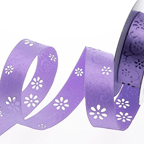 Dekoband Open Spring Flower - 40mm - 20m Rolle - Lavendel - 52140 42-R 40 von Deko und Band