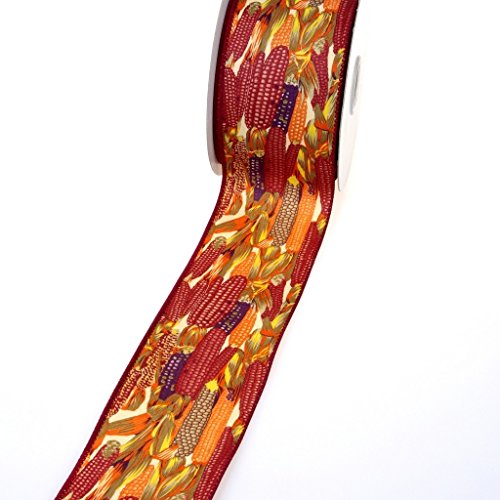 Herbstliches Dekoband "Mais" - 65 mm - 9,1 m - 3157 6 Herbstliches Dekoband "Mais" - 65 mm - 9,1 m - 3157 6 von Deko AS GmbH