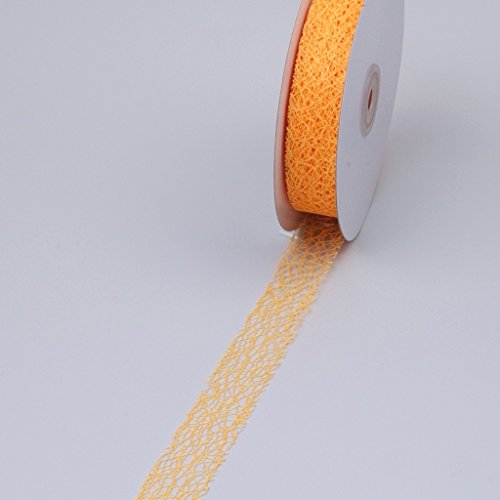 Mesch Tischband orange - 25 mm breit - Rolle 25 m - 29000-25-25-07 von Deko AS GmbH