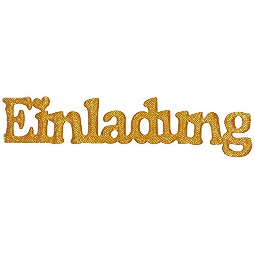 SeKleBo Selbstklebende Bordüre Einladung Ocker - 97223 32-R 20 von Deko und Band