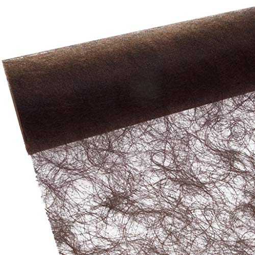 Sizoflor Tischband Schokolade-Dunkelbraun 7,9 cm Rolle 50 Meter 60 021-R von Deko und Band