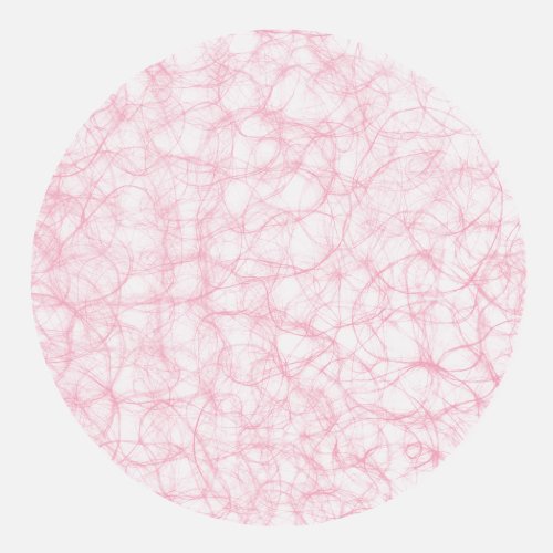 Sizoweb Formen - Platzsets - Tischsets - Dekounterlagen - 12 Stück - 64 (Sizoweb Kreis, Zartrosa) von Deko AS GmbH