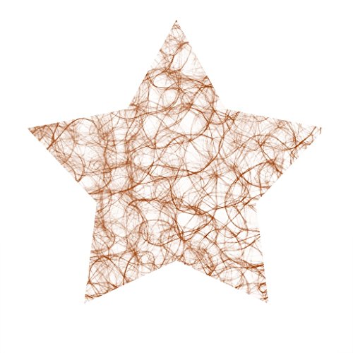 Sizoweb Formen - Platzsets - Tischsets - Dekounterlagen - 12 Stück - 64 (Sizoweb Stern, Kupfer) von Deko AS GmbH