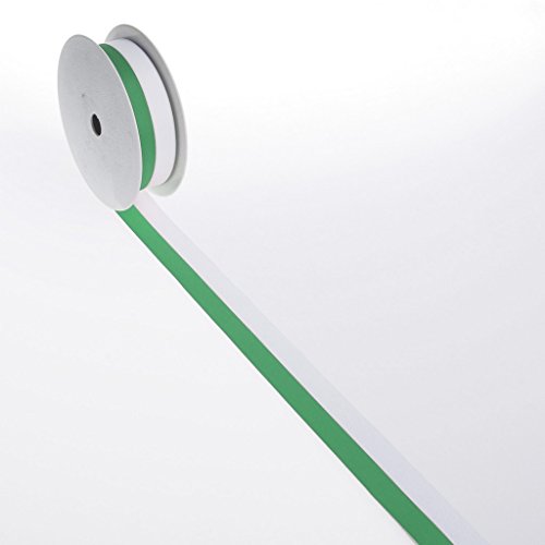 Vereinsband - grün, weiß - 40 mm x 25 m - 2436 40 91 von Deko AS GmbH