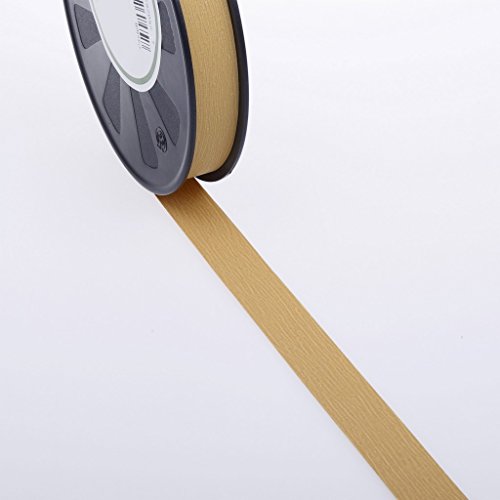 Deko und Band Wetterfestes Polyband mit Holzmaserung - beige - 19 mm - 91 m Rolle - 50 Deko und Band Wetterfestes Polyband mit Holzmaserung - beige - 19 mm - 91 m Rolle - 50 von Deko und Band