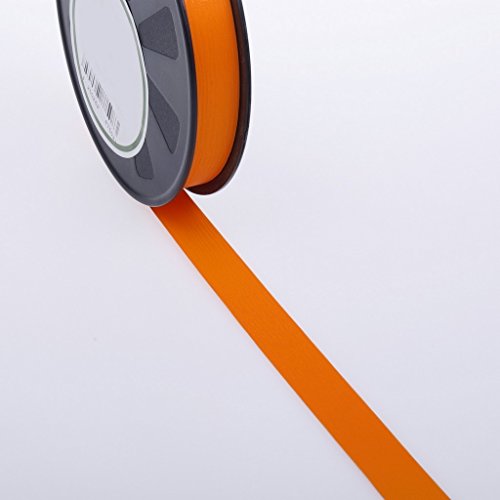 Deko und Band Wetterfestes Polyband mit Holzmaserung - orange - 19 mm - 91 m Rolle - 95 von Deko und Band