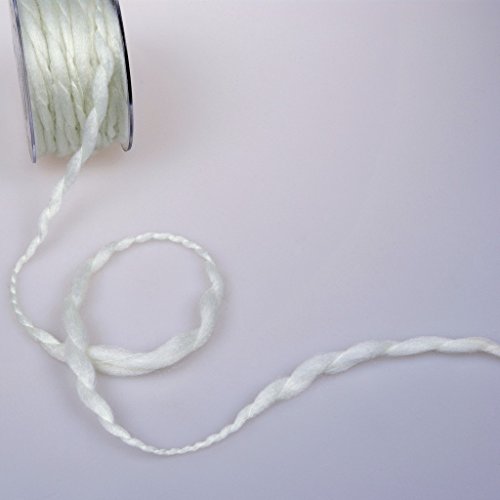 Wollkordel - weiß - 2-10 mm - 15 m - 97711 00 Wollkordel - weiß - 2-10 mm - 15 m - 97711 00 von Deko und Band