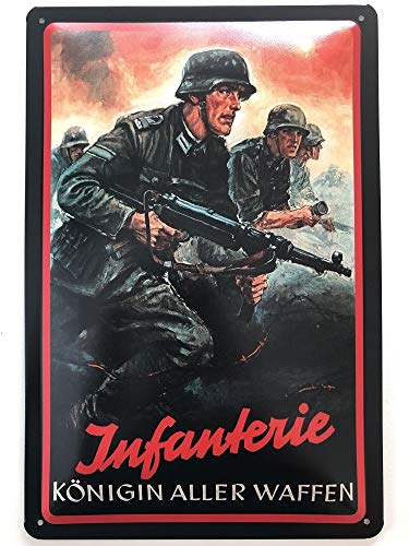 Deko7 Blechschild 30 x 20 cm Infanterie - König Aller Waffen Deko7 Blechschild 30 x 20 cm Infanterie - König Aller Waffen von Deko7