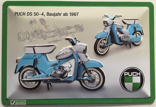 Deko7 Blechschild 30 x 20 cm - Steyr Puch DS 50-4 Deko7 Blechschild 30 x 20 cm - Steyr Puch DS 50-4 von Deko7