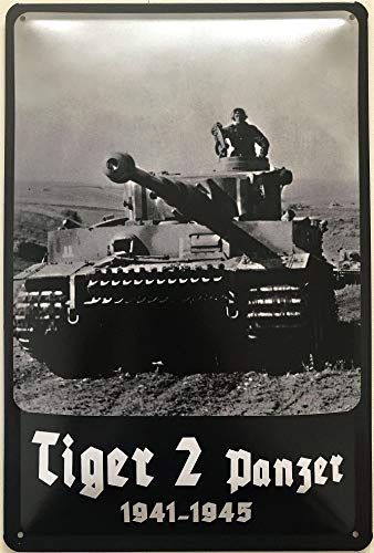 Deko7 Blechschild 30 x 20 cm Tiger 2 Panzer 1941-1945 Deko7 Blechschild 30 x 20 cm Tiger 2 Panzer 1941-1945 von Deko7