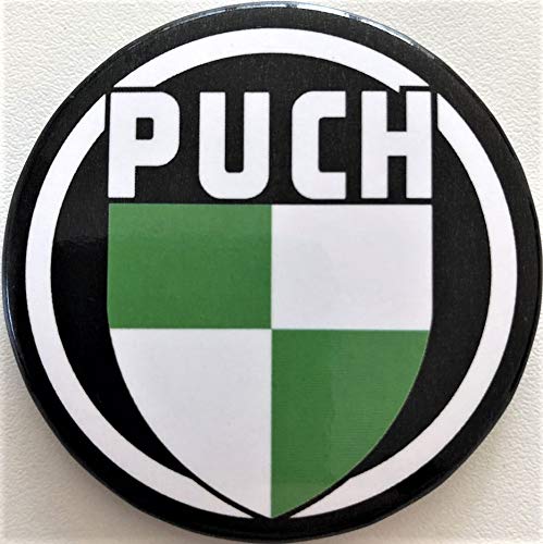 Puch Logo rund - Kühlschrankmagnet - Kühlschrankmagnet Duchmesser 59 mm - Deko7 von Deko7