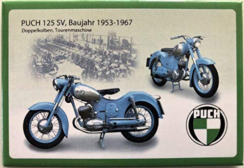 Puch 125 SV - Kühlschrankmagnet 76 x 52 mm - Deko7 von Deko7