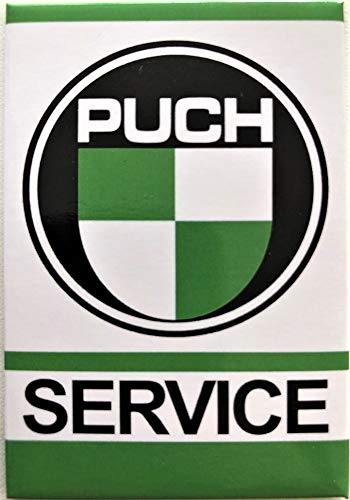 Puch Service - Kühlschrankmagnet 76 x 52 mm - Deko7 von Deko7