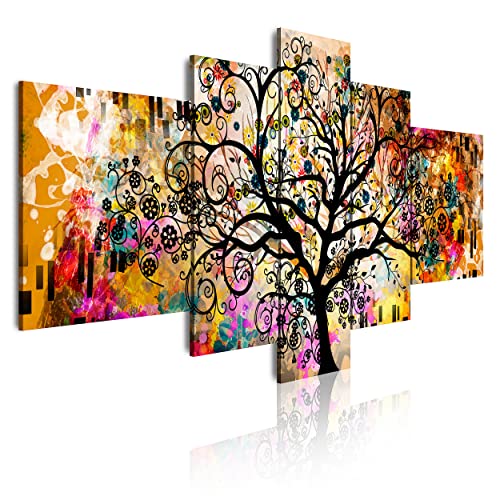 DekoArte 429 - Modernes Bild, digitalisierter Kunstdruck | Dekoratives Bild für den Salon oder das Schlafzimer | Abstrakter Stil Lebensbaum von Gustav Klimt | 5 Teile 180 x 85 cm XXL DekoArte 429 - Modernes Bild, digitalisierter Kunstdruck | Dekoratives Bild für den Salon oder das Schlafzimer | Abstrakter Stil Lebensbaum von Gustav Klimt | 5 Teile 180 x 85 cm XXL von DekoArte
