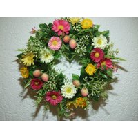 Türkranz Aus Seidenblumen in Frühlingsfarben Gelb Weiß Rosa Pink Tönen Dekokranz Kranz Frühjahrskranz Türkranz Aus Seidenblumen in Frühlingsfarben Gelb Weiß Rosa Pink Tönen Dekokranz Kranz Frühjahrskranz von DekoBastelnGirlanden