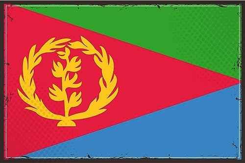 Blechschild 18x12 cm Eritreas Retro Flag of Eritrea Wand Deko Bar Kneipe Sammler Geschenk Blechschild 18x12 cm Eritreas Retro Flag of Eritrea Wand Deko Bar Kneipe Sammler Geschenk von DekoDrom
