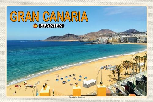 Blechschild 18x12 cm Gran Canaria Spanien Playa de las Canteras Wand Deko Bar Kneipe Sammler Geschenk Blechschild 18x12 cm Gran Canaria Spanien Playa de las Canteras Wand Deko Bar Kneipe Sammler Geschenk von DekoDrom