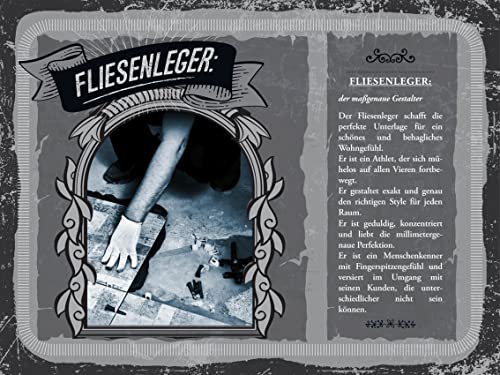 Blechschild 30x40 Fliesenleger maßgenauer Gestalter Wand Deko Cafe Sammler Geschenk Blechschild 30x40 Fliesenleger maßgenauer Gestalter Wand Deko Cafe Sammler Geschenk von DekoDrom
