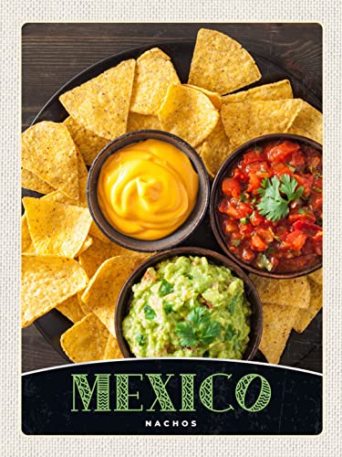 Blechschild 30x40 Mexiko Nachos Käse scharf Gerichte Wand Deko Cafe Sammler Geschenk Blechschild 30x40 Mexiko Nachos Käse scharf Gerichte Wand Deko Cafe Sammler Geschenk von DekoDrom