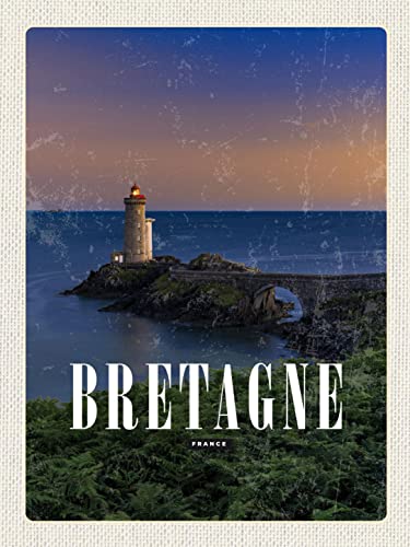 Blechschild 30x40 Retro Bretagne France Leuchtturm Wand Deko Cafe Sammler Geschenk Blechschild 30x40 Retro Bretagne France Leuchtturm Wand Deko Cafe Sammler Geschenk von DekoDrom