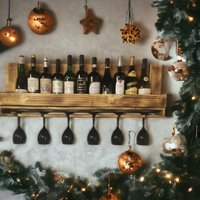 Weinregal Aus Neue Paletten | Text Nach Wunsch | Max. 17 Zeichen Lang von DekoEllen