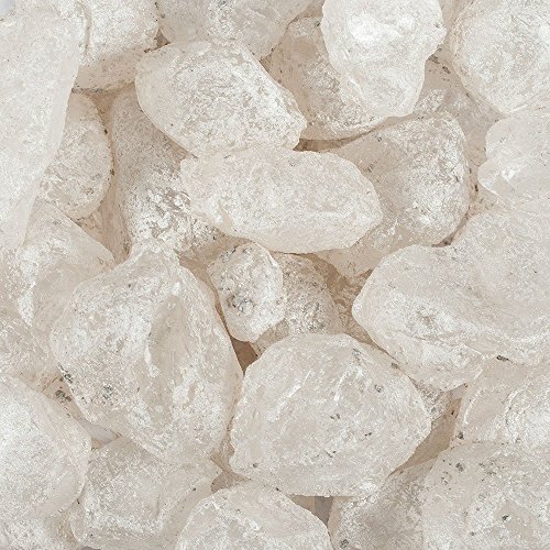 DekoGlas GLASSTEINE, Glasbrocken ca 20-40mm 1 kg in weiß Perlmutt -44 von DekoGlas