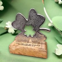 Personalisiertes Kleeblatt Mit Wunschgravur 13cm von DekoGuru