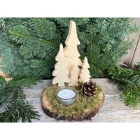Kleiner Wald Mit Teelicht von DekoHandgemacht