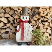 xxl Schneemann Aus Holz von DekoHandgemacht