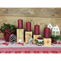 Adventskranz Aus Holz "Wandelbar" Kerzenständer Weihnachten Advent Deko Landhaus Adventskranz Aus Holz "Wandelbar" Kerzenständer Weihnachten Advent Deko Landhaus von DekoHirsch