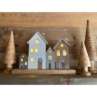 Lichterhaus M. Led Deko Holz Weihnachten Advent Weihnachtsdeko Lichterhaus M. Led Deko Holz Weihnachten Advent Weihnachtsdeko von DekoHirsch
