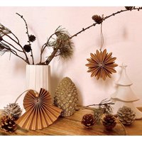 Papierstern Engel Ornament Weihnachtsdeko Baumschmuck Advent von DekoHirsch