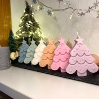 Christbaum Kerze - Tannenbaumkerze Christmas Tree Weihnachtskerze Winterdeko Wichtelgeschenk Candle von DekoKennerin