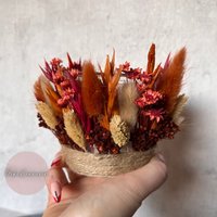 Windlicht Mit Trockenblumen - Deko Wohnzimmer Hochzeitsgeschenk Geschenk Für Freundin Tischdeko Windlicht Mit Trockenblumen - Deko Wohnzimmer Hochzeitsgeschenk Geschenk Für Freundin Tischdeko von DekoKennerin