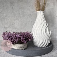 Windlicht Mit Trockenblumen - Schleierkraut Deko Wohnzimmer Troclenblumen Hochzeitsgeschenk Tischdeko Geschenk Freundin von DekoKennerin