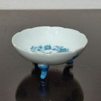 Limoges Porzellan Giraud Belle Epoque Kleine Fußschale von DekoLet