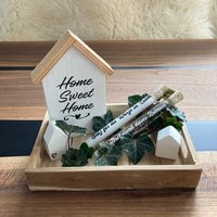 Einzugs - Umzugsgeschenk Mit Brot Und Salz Personalisiert, Haus, Wohnung, Eigenheim, Richtfest, Einweihungsgeschenk, Haussegen Einzugs - Umzugsgeschenk Mit Brot Und Salz Personalisiert, Haus, Wohnung, Eigenheim, Richtfest, Einweihungsgeschenk, Haussegen von DekoManoidee