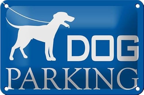 Blechschild 18 x 12 cm Dog Parking - DekoNo7 von DekoNo7