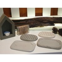 Beton Seifenschale Seifenhalter Handmade von DekoOaseShop